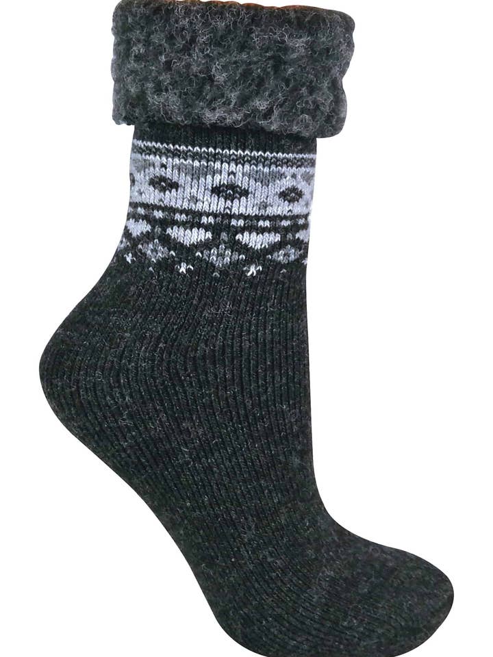 Sock Snob — Damen Turn Over Top Warm Thermal Winter für den Großhandel von Pontivia Commerce