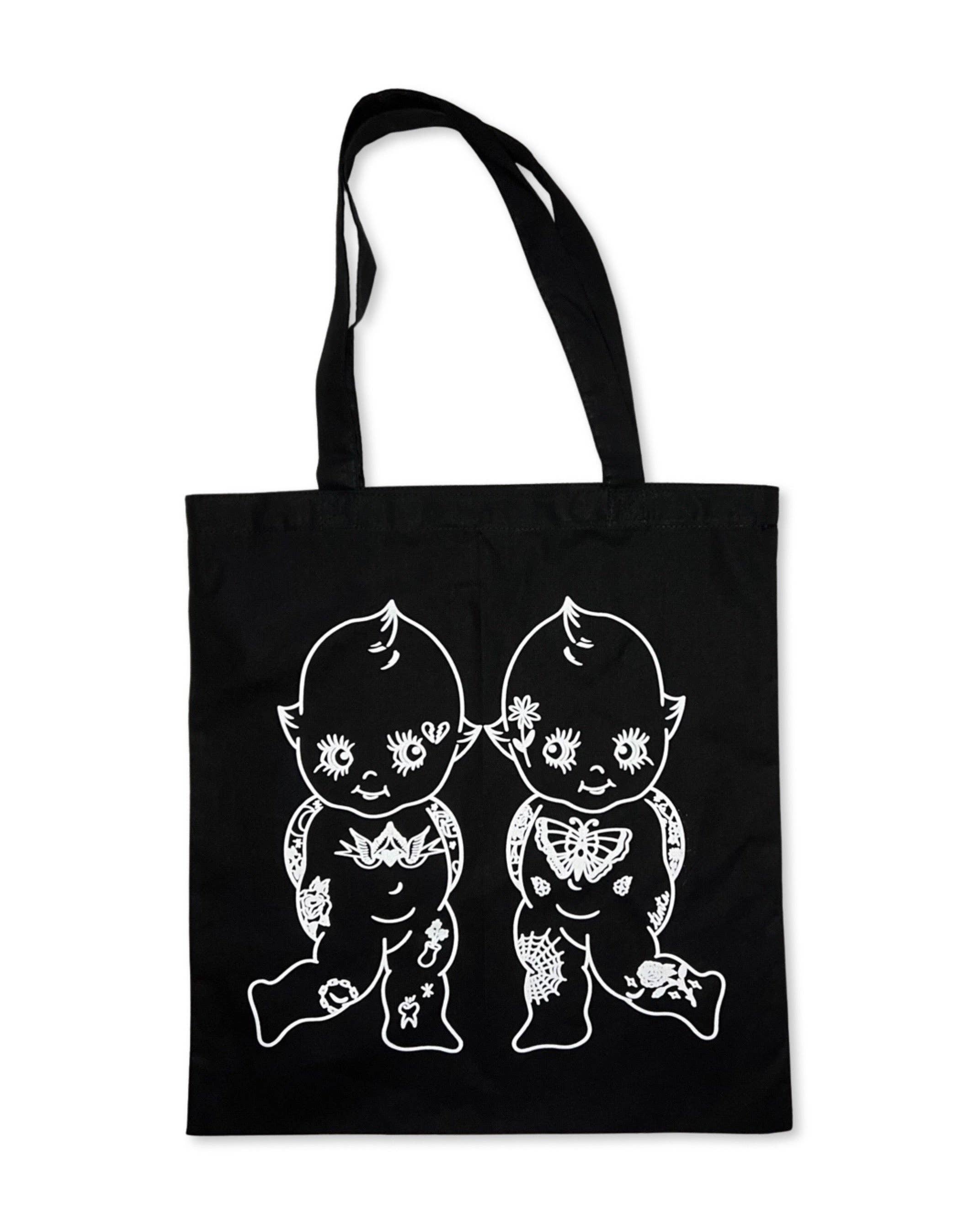 Tattooed Kewpie Tote Bag for wholesale by Tinta