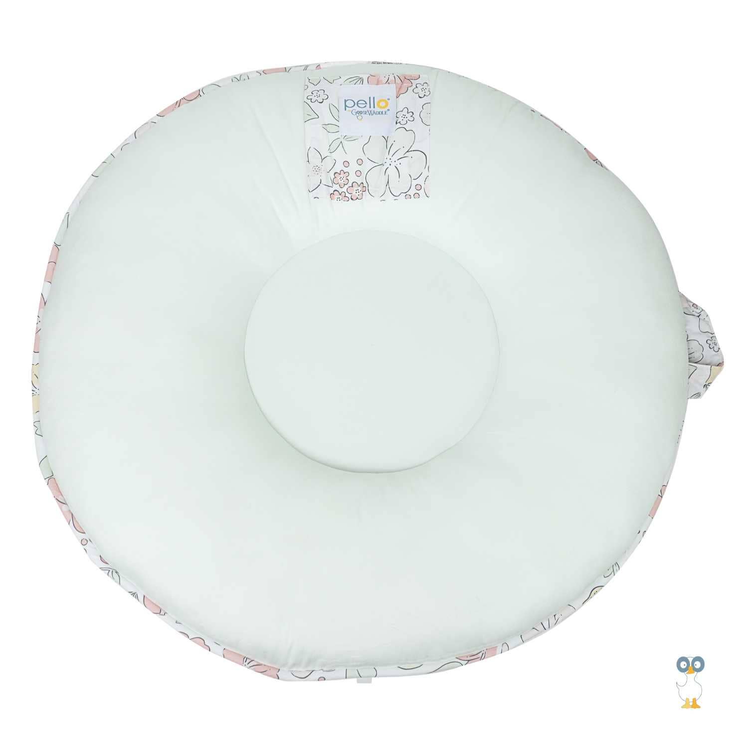 GooseWaddle + Pello - Wholesale Floor Pillow - Lemon Aqua Glass Pello Floor Cushion1