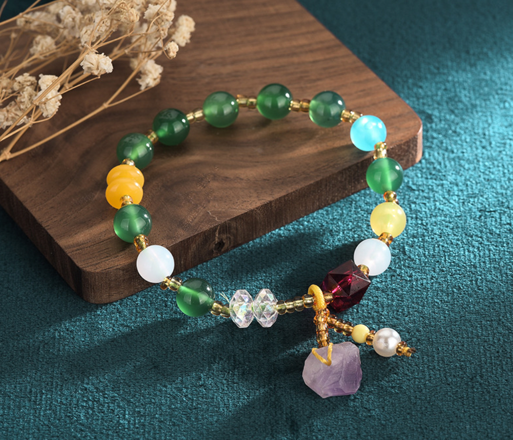 Bright MacMing - Wholesale Beaded Bracelet - Green Essence Bracelet2