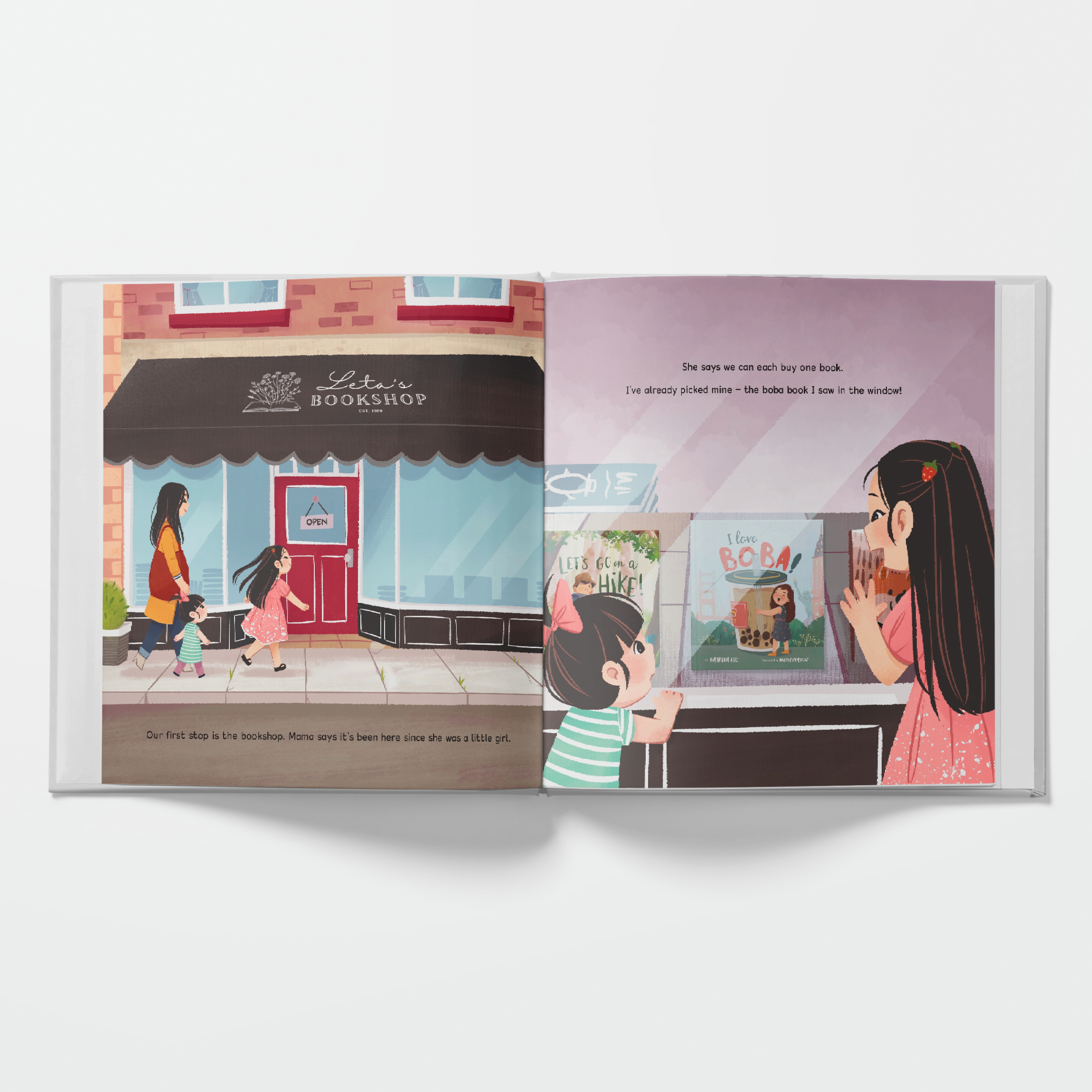 Lychee Press - Wholesale Early Reader Book (6-8) - We Shop Small, Kids Book on Community and Connection3