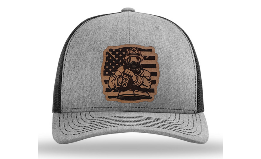 Sugar City Maker - Wholesale Trucker Hat - Unisex - Fireman American Flag0