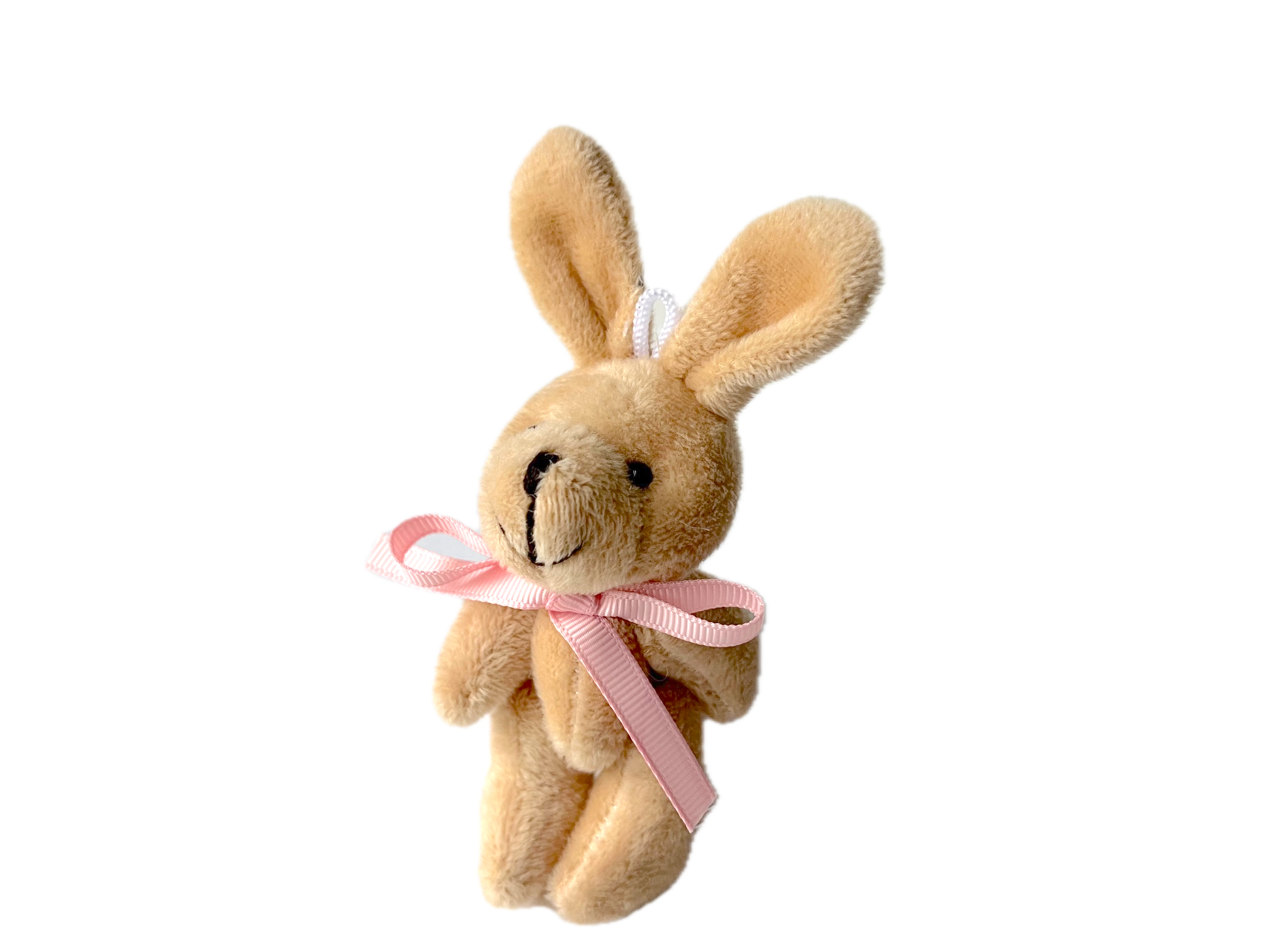 The Gifted Rat - Wholesale Stuffed/plush toy – Kids & baby - Small Plush Bunny Rabbit  (Pink bow) 2