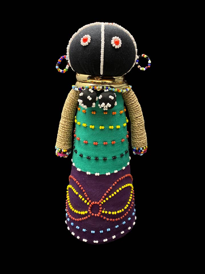 Ceremonial Courtship Doll - Ndebele people, South Africa for wholesale by Africa And Beyond Art Gallery