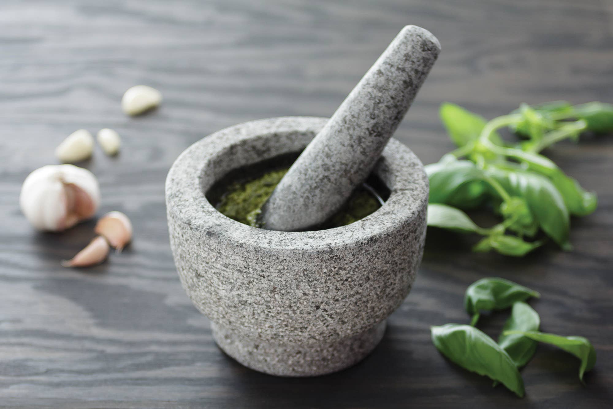 Fox Run Brands - Wholesale Mortar & Pestle - Fox Run Granite Mortar and Pestle, 6" x 4.3"1