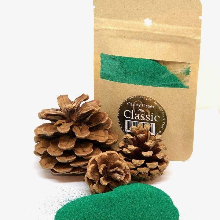Candy Green Prägepuder für den Großhandel von Emerald Creek Craft Supplies