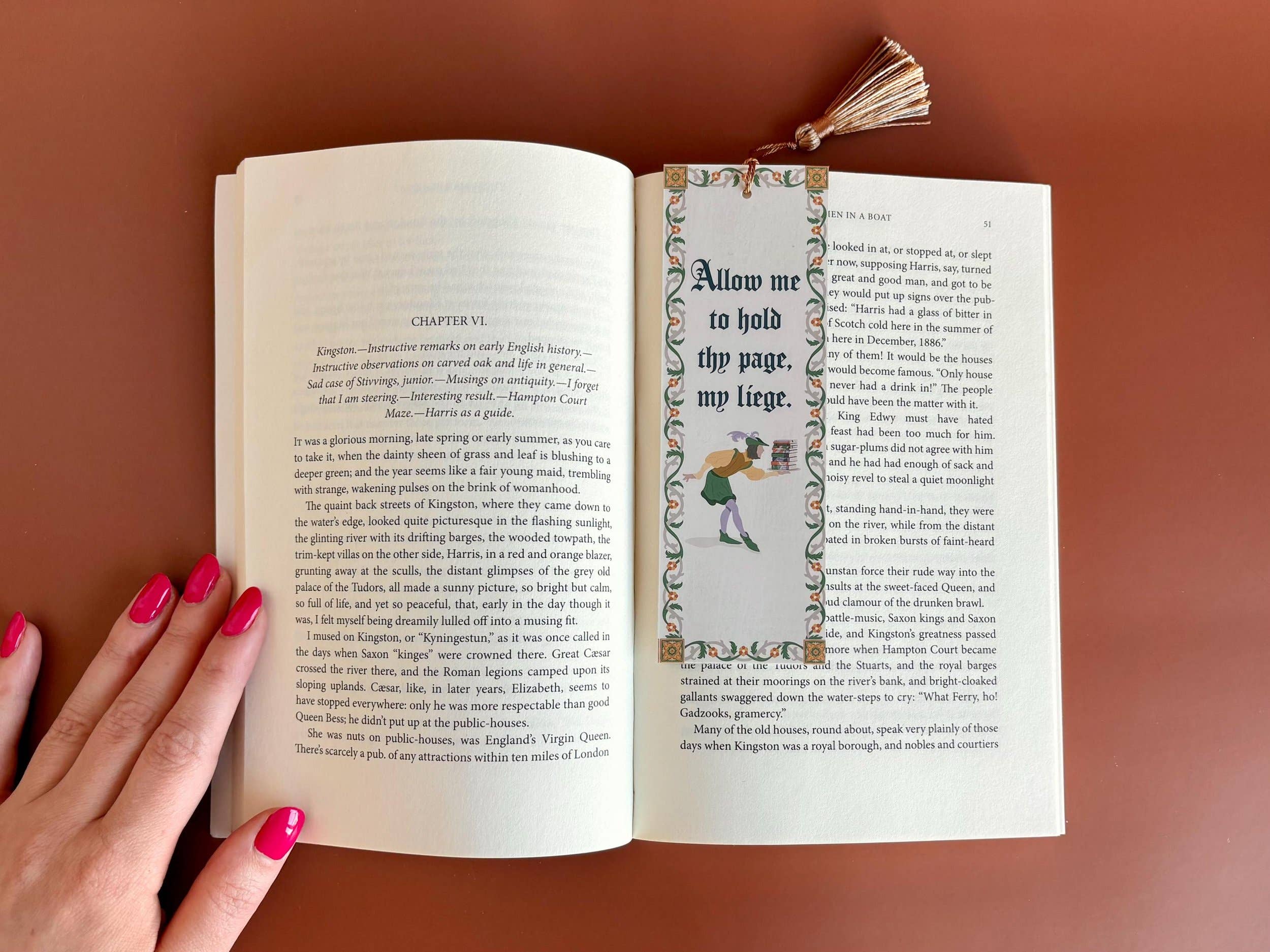 Katiebird Prints - Wholesale Bookmark - Medieval Knight Bookmark - Renaissance Middle Ages Gift