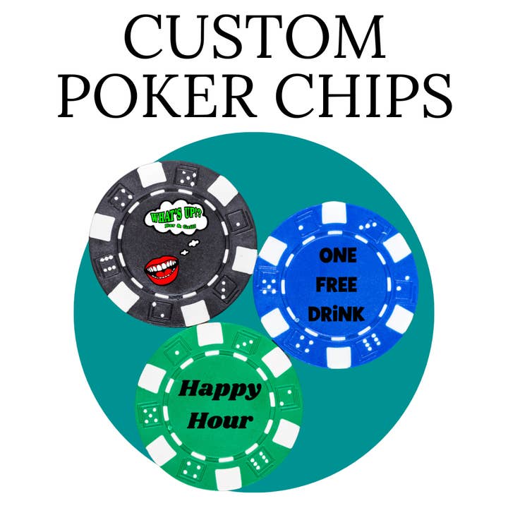 Jetons de poker personnalisés pour la vente par Color Custom Prints