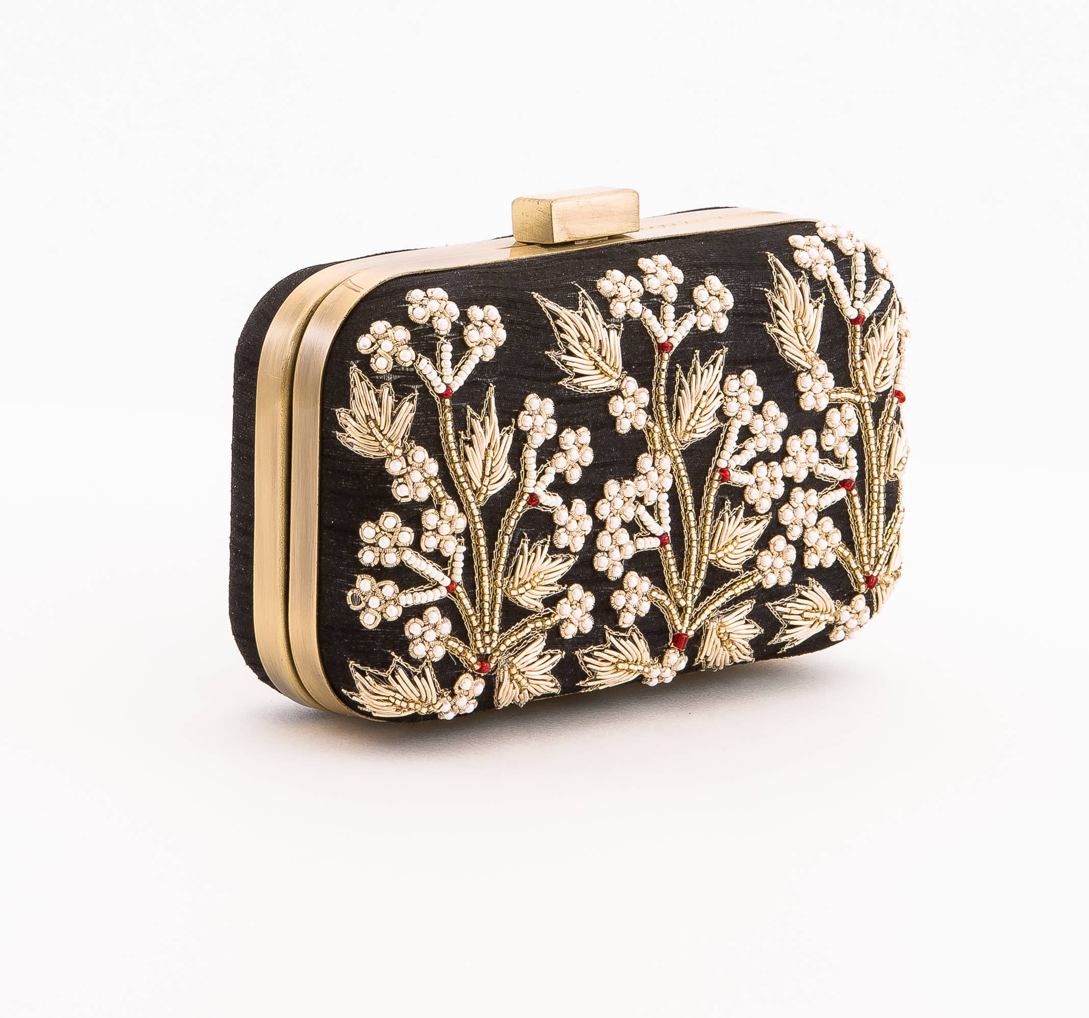 Magazine Clothing - Wholesale Clutch Bag - Women's - Black Silk Clutch 1