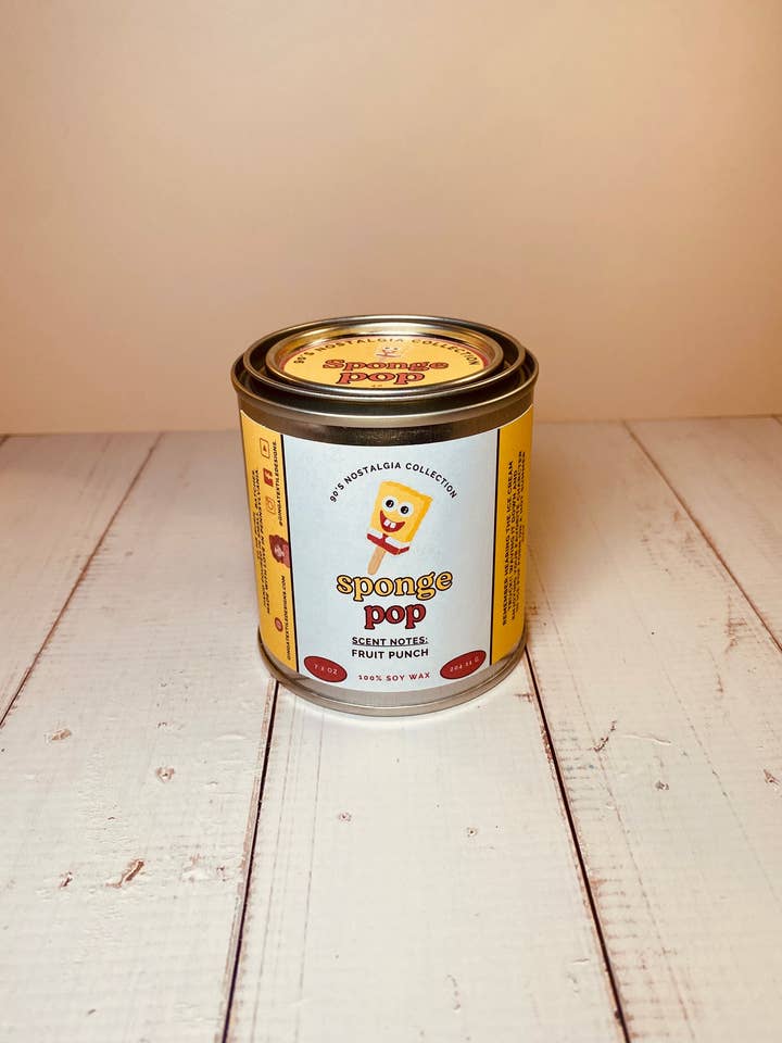 Éponge Pop Nostalgie des Années 90 pour la vente par Ginga Textile Designs L.L.C