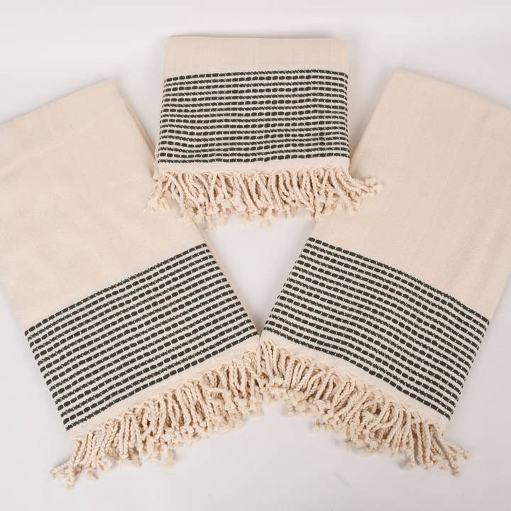Organic Turkish Towels - Wholesale Beach Towel - Beach Towel, Monogram Turkish Towel, Khaki Green Towel6