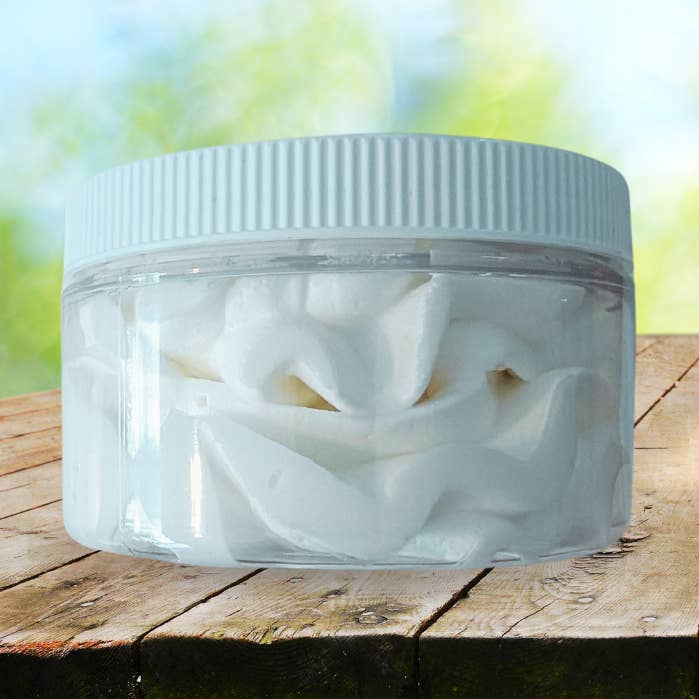 Whipped Body Butter | Unlabeled | 4 oz Jar for wholesale by Honeyshuck Acres, LLC