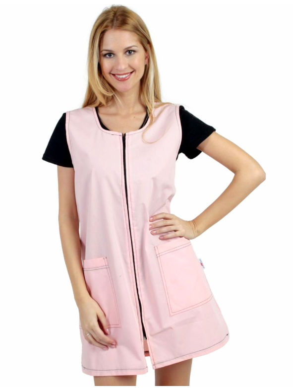 West Rose abbigliamento professionale – Großhandel Schürzen – JENNIFER BABY ROSA ARBEITSKASACK0