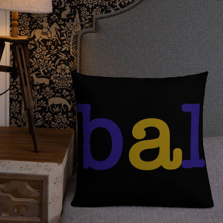 Stadium Prints by BTB - Wholesale Throw/Decorative Pillow - Baltimore Ravens Football Stadium & City Pillows4