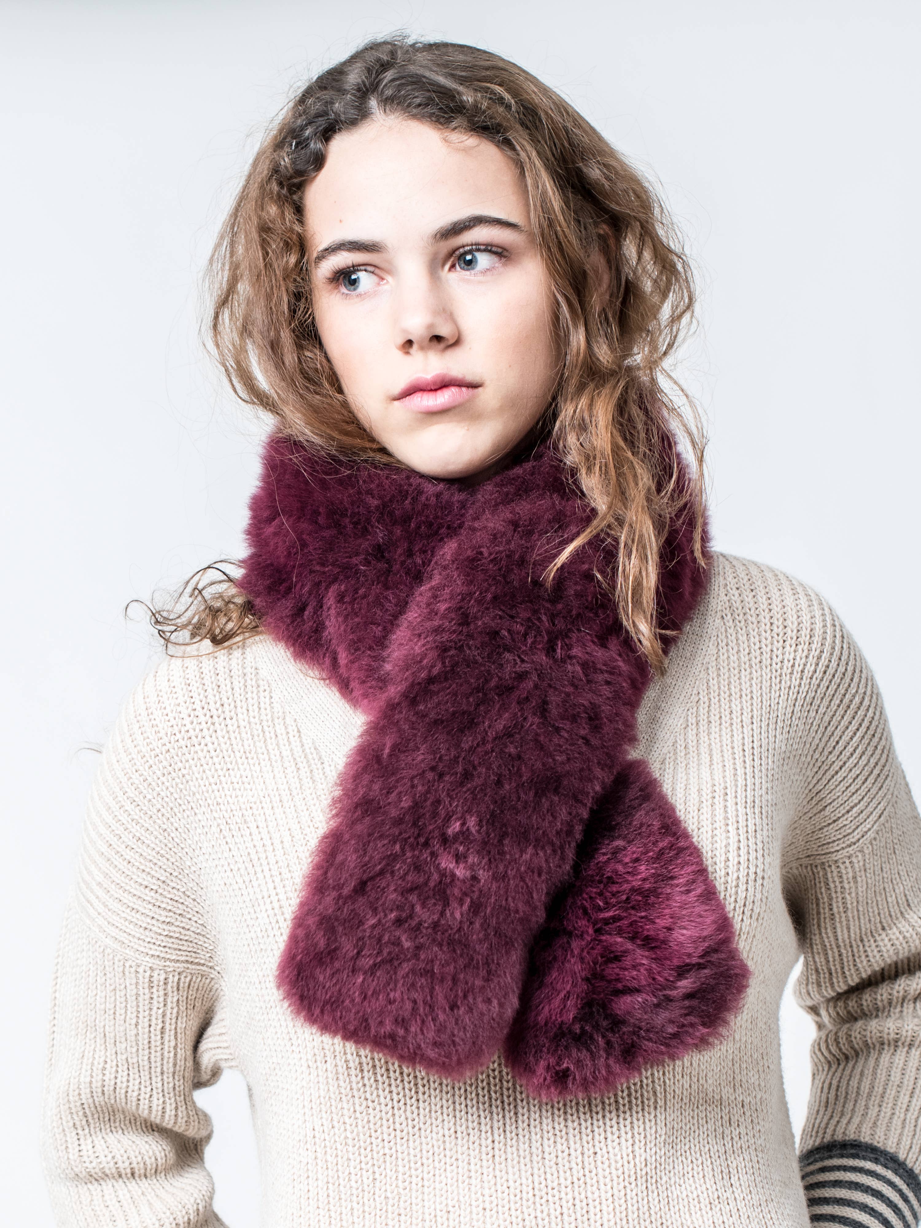 Be ALPACA - Wholesale Scarf - Women's - Short alpaca hair scarf - VARIOUS COLORS - Weddings0