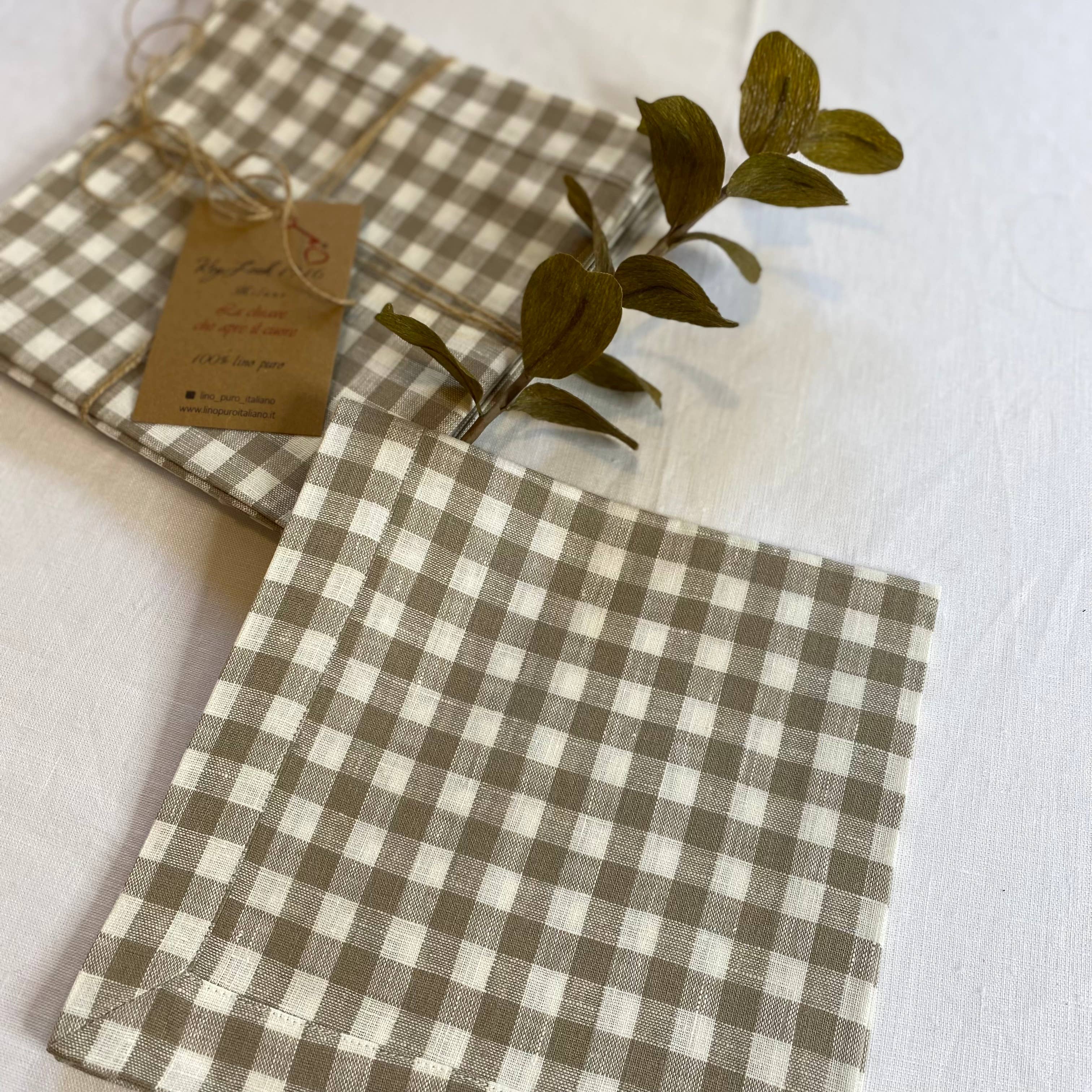 KEY LOOK1916 MILANO - Wholesale Dinner & Cloth Napkin - Linen napkins with frame7