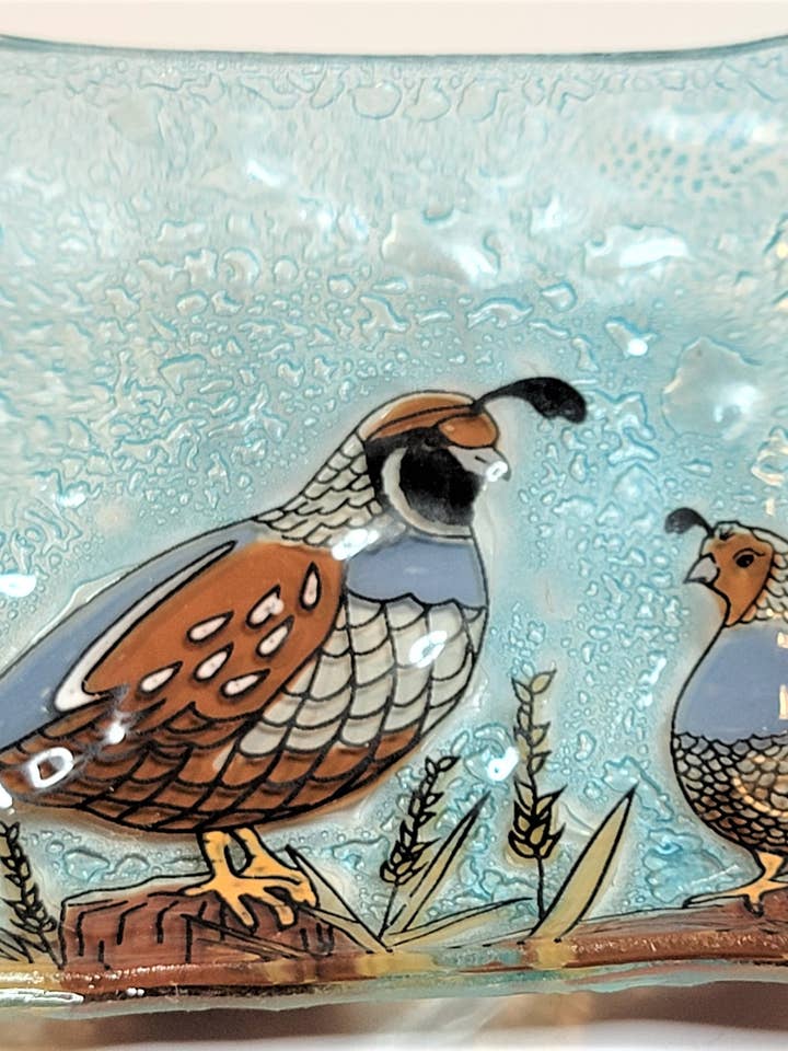 Quail Square Plate / Dish for wholesale by Pampeana