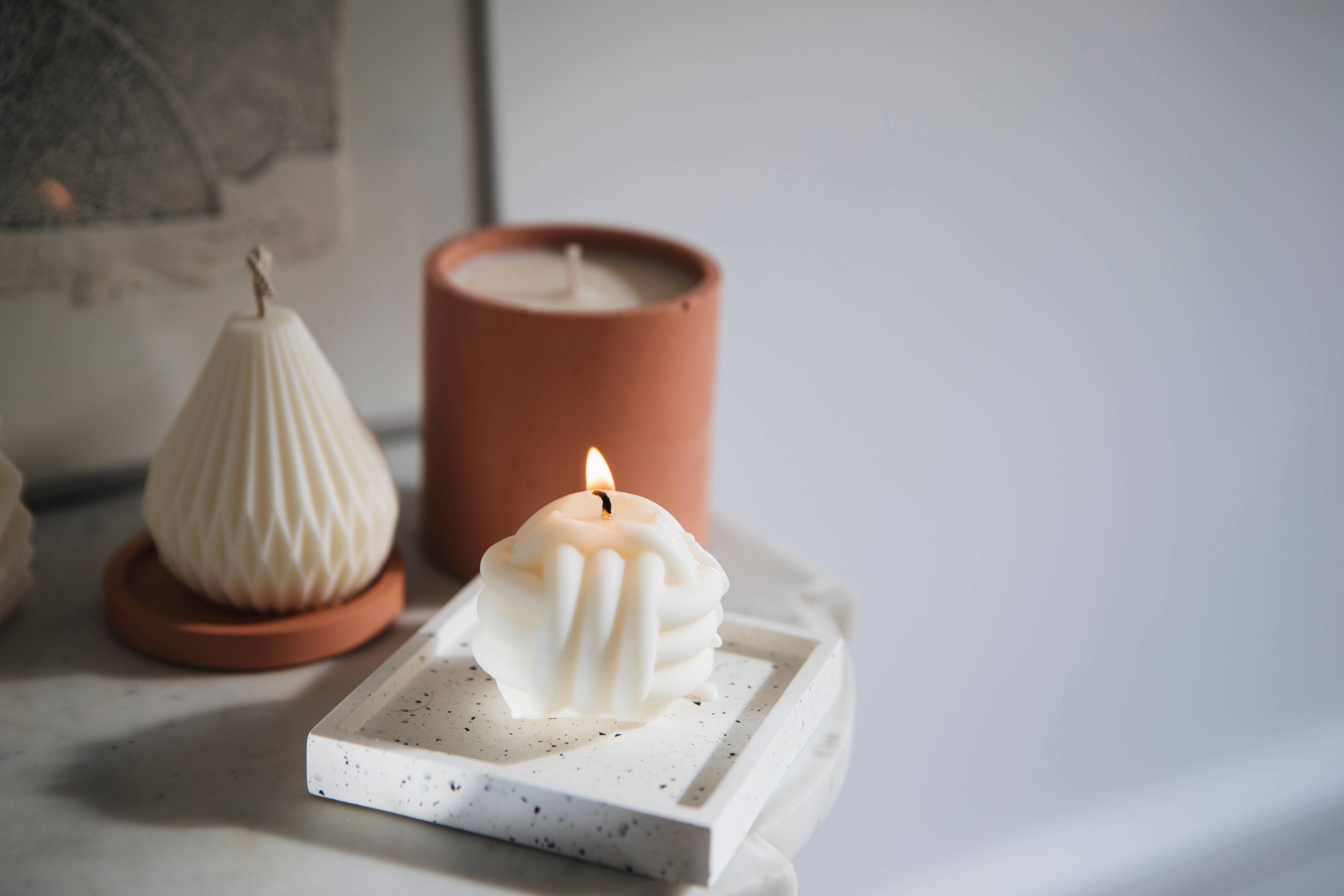 CERA – wholesale Dekorativ tallrik/fat/skål – Marina fyrkantig kopp3