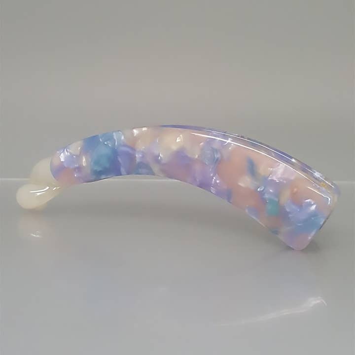 Haaraccessoires voor dames, grote celluloïde bananenclip voor wholesale door Double Accent