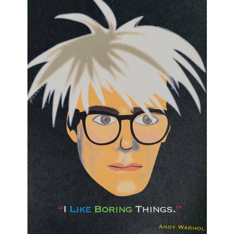 Studio Daedre - Wholesale Everyday Greeting Card - Pop Warhol Black - Loose Cards0