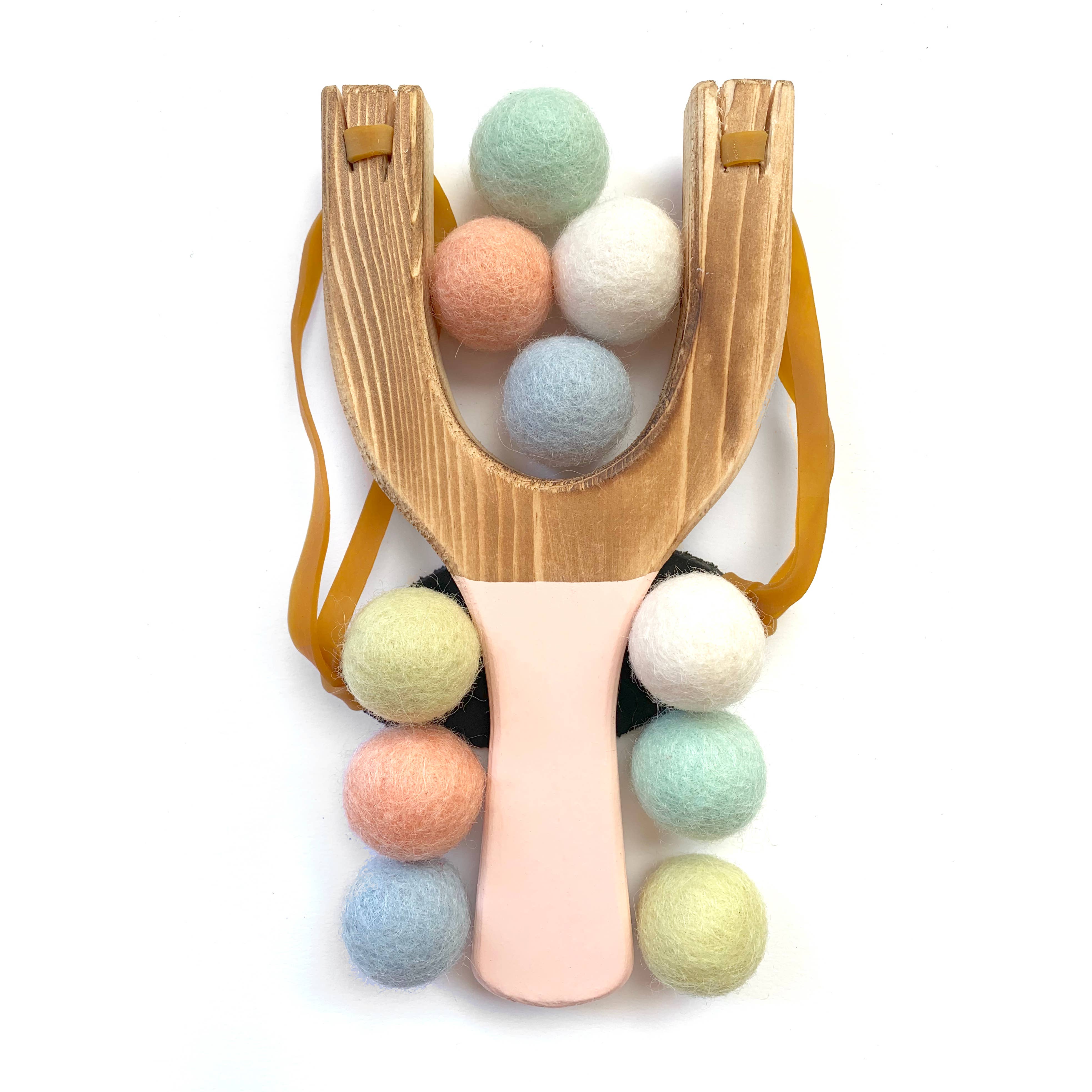 Little Lark - Wholesale Slingshot - Kids - Wooden Toy Slingshot in Pastel Colors1