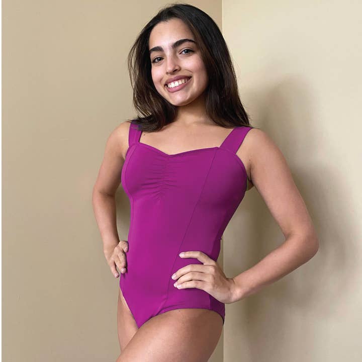 Motionwear – wholesale Leotard – Child – SilkSkyn Pinch Front Wide Strap Princess Leotard