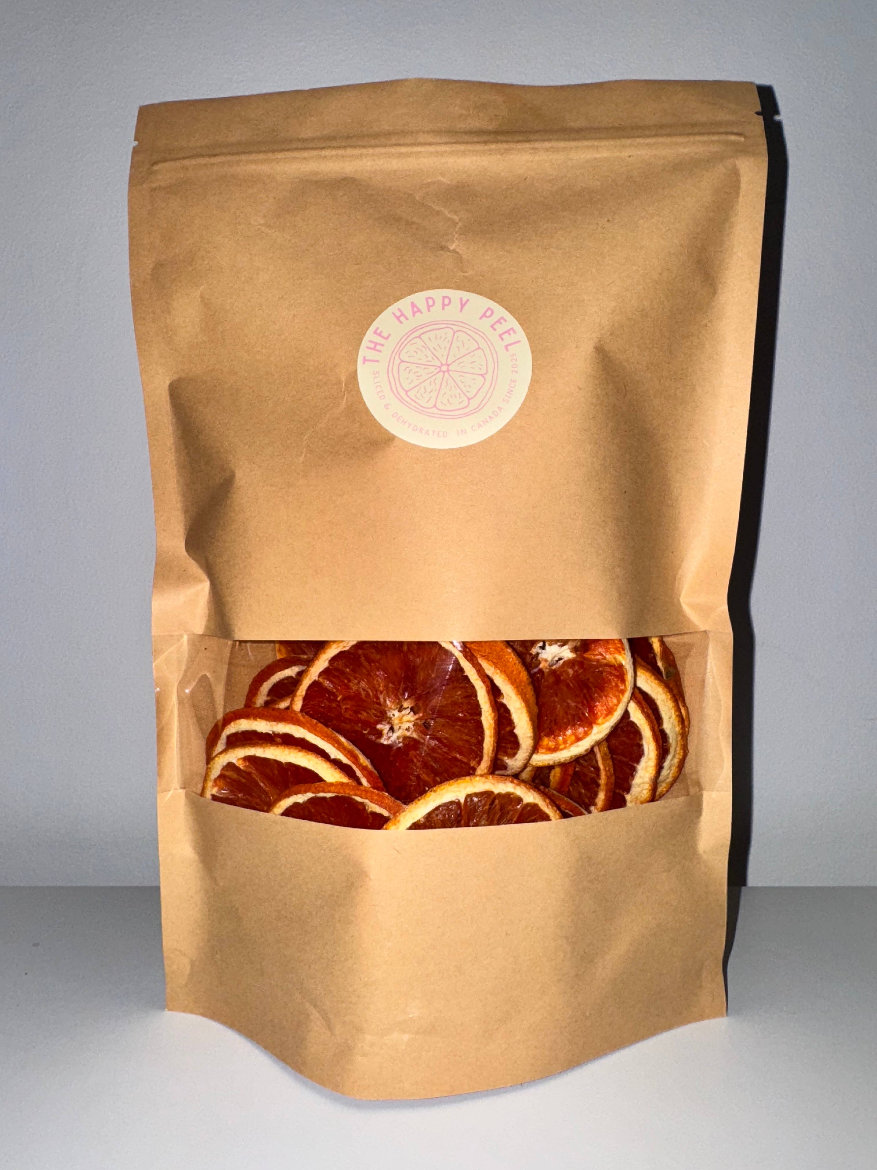 The Happy Peel - Vente Fruits secs/déshydratés - Garniture déshydratée - Oranges (125+)