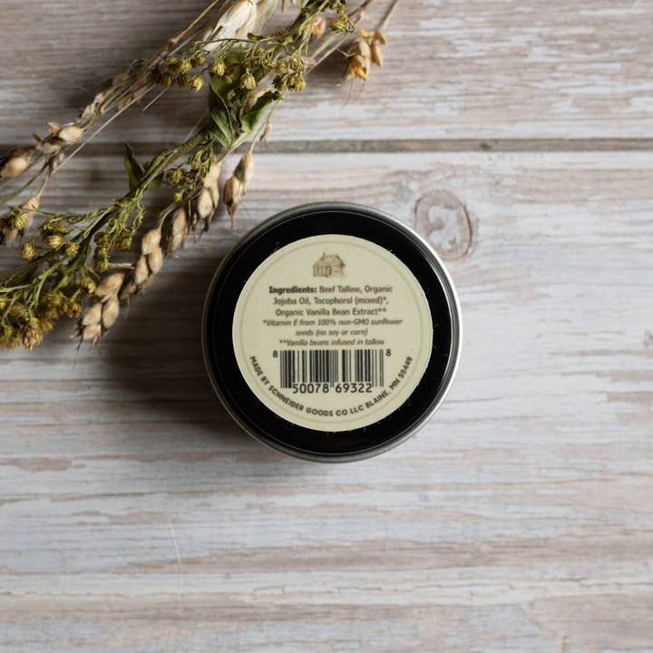 Schneider Goods Co - Wholesale Body Balm/Butter - Vanilla Bean Tallow Face & Body Butter7