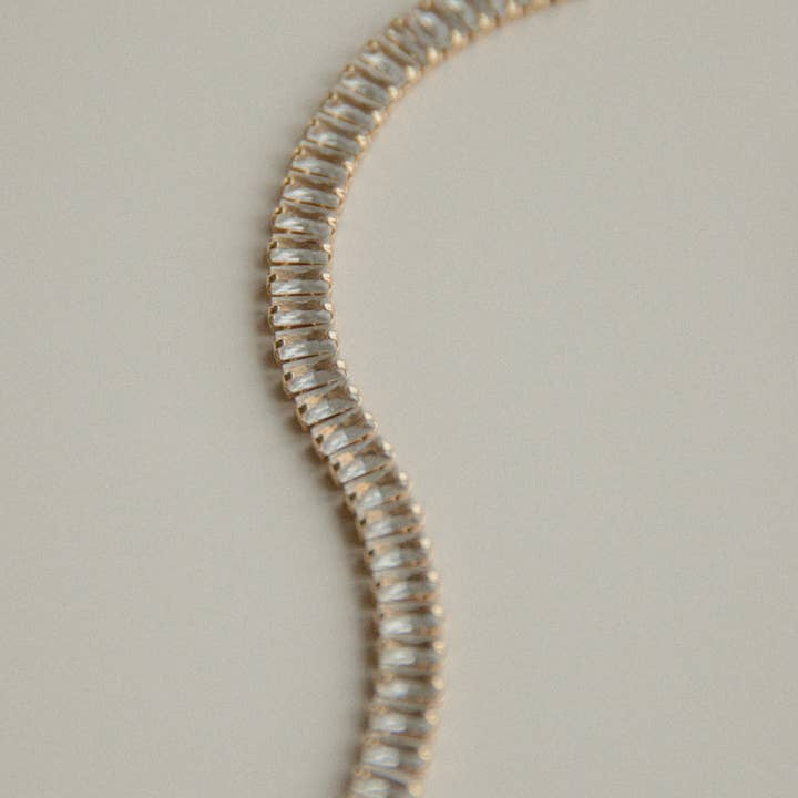 The Luxe Link | Tennis Necklace for wholesale by Goldie Mae Co