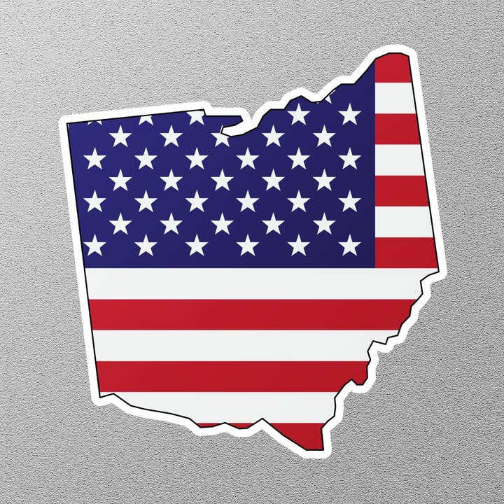 Sticker van de staat Ohio voor wholesale door GraffMerch.com