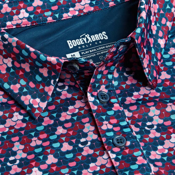 Bogey Bros Golf Co – Polo - Homem por atacado – Cauda de Baleia - Sereia Psico - Polo2