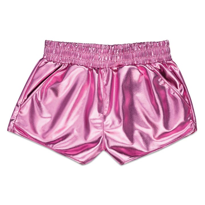 Iscream - Wholesale Shorts - Kids - PINK METALLIC SHORTS-L