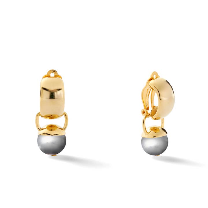 CC & Co by Catherine Canino - Wholesale Clip-On Earrings - Classic Sleek & Sculpted Ear Clips Medium5