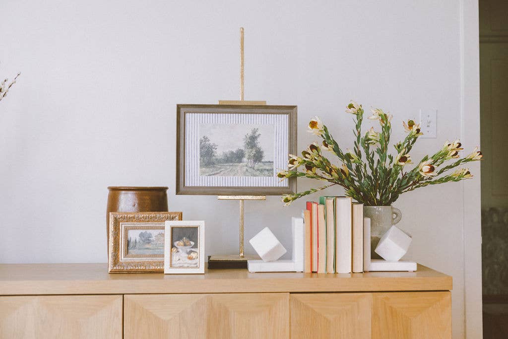 Petal Lane Home - Wholesale Art Print - Provence Landscape Framed Antique Art1