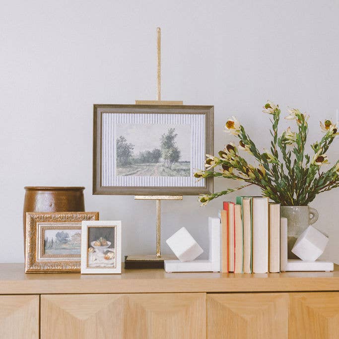 Petal Lane Home - Wholesale Art Print - Provence Landscape Framed Antique Art1