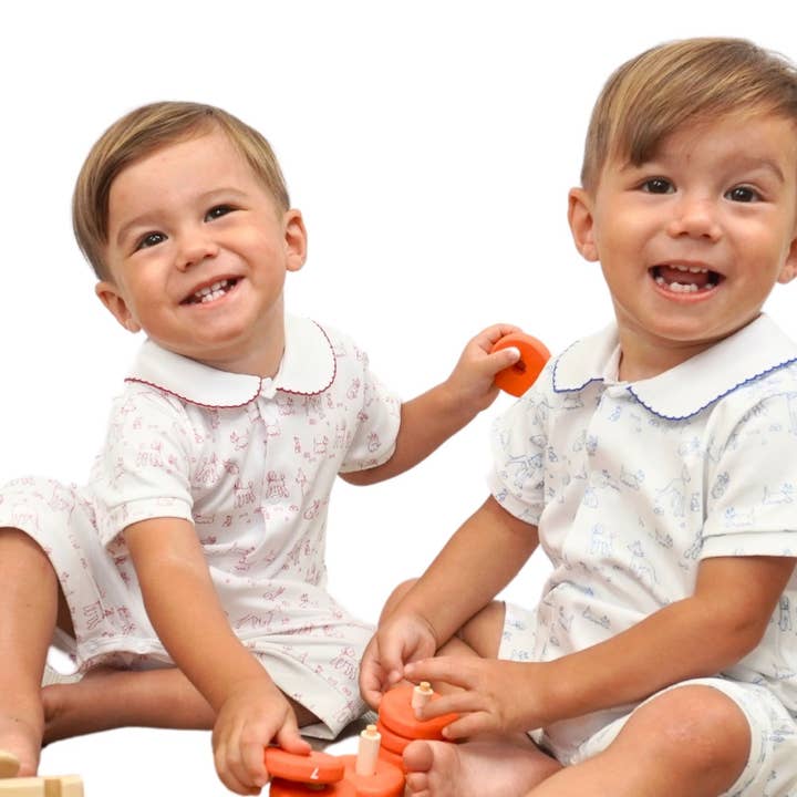 Dogs Pima Cotton Romper for wholesale by MARCELA