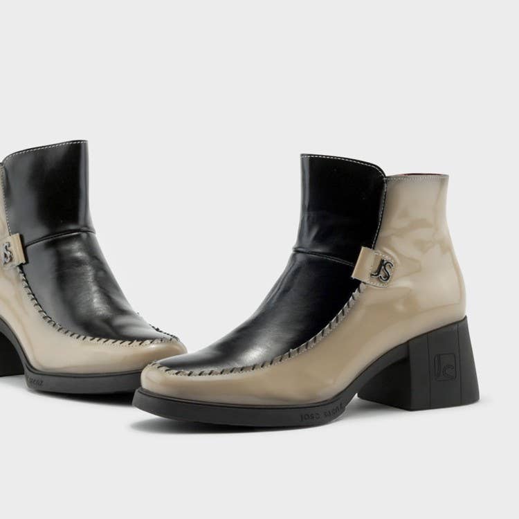 Jose Saenz - Wholesale Booties - Women's - Candela ankle boot in sand and black leather3