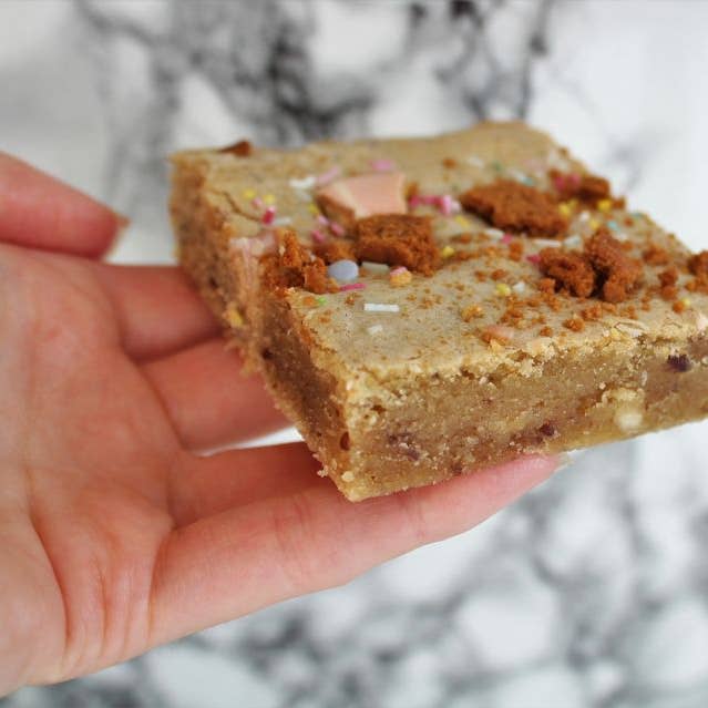 Loaded Blondies (Vegan) for wholesale by Untainted Tastes