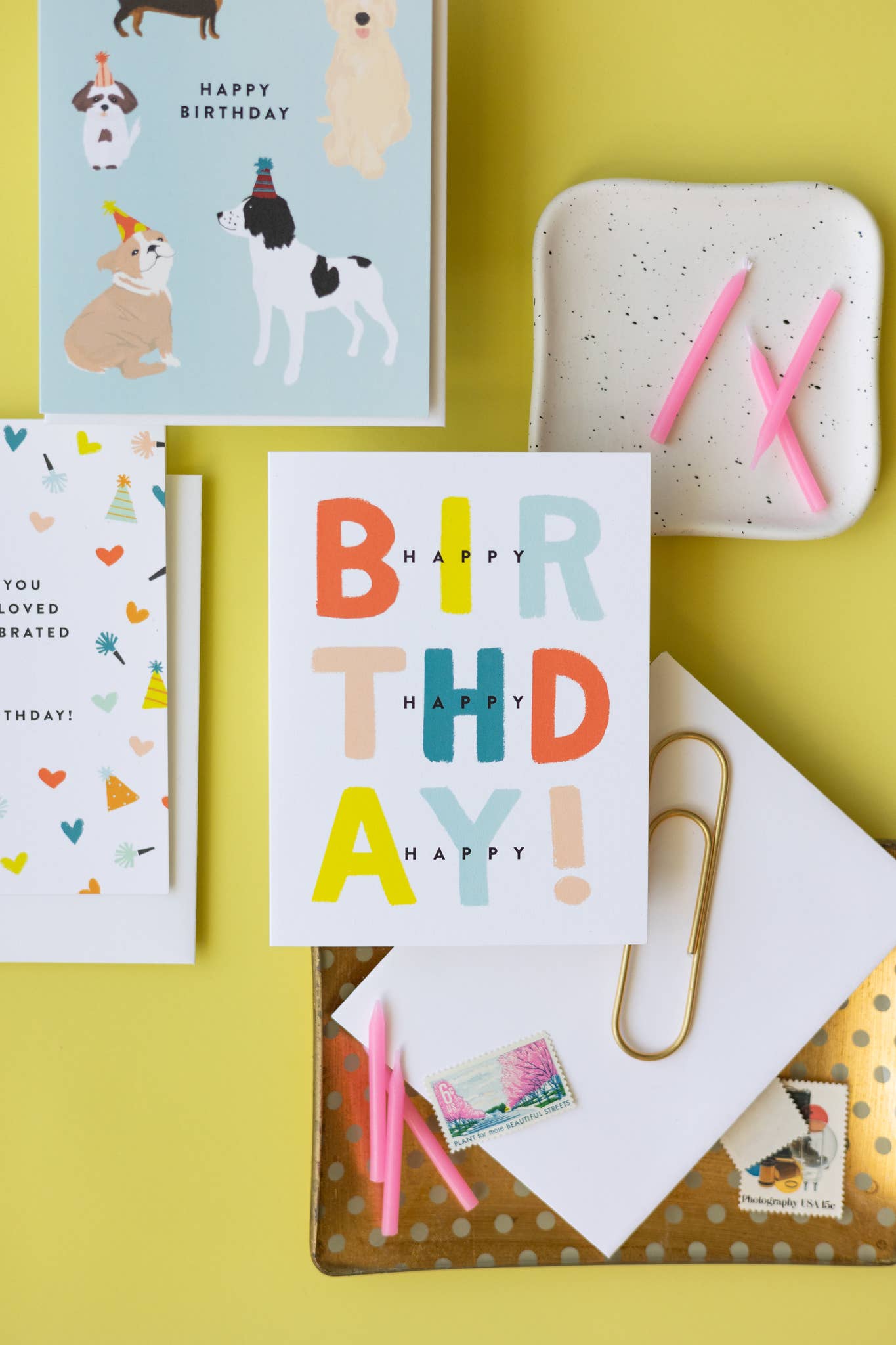 Joy Paper Co. - Venta al por mayor Tarjetas de cumpleaños - 3 tarjetas de felicitación de cumpleaños.1