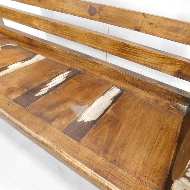 My Amigos Imports - Vendita all'ingrosso Panche - Panche della chiesa - Panchina in legno recuperato - #2---53Lx36A - Splendida