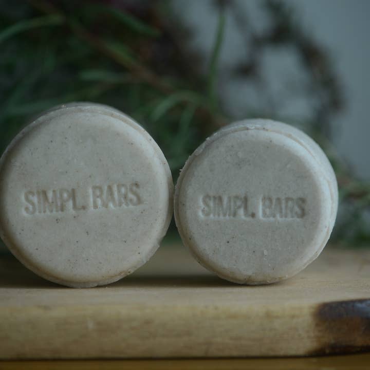 Simpl Bars - Vendita all'ingrosso Shampoo a saponetta/solido - Shampoo al rosmarino e argilla Rhassoul non confezionato Zero Waste3