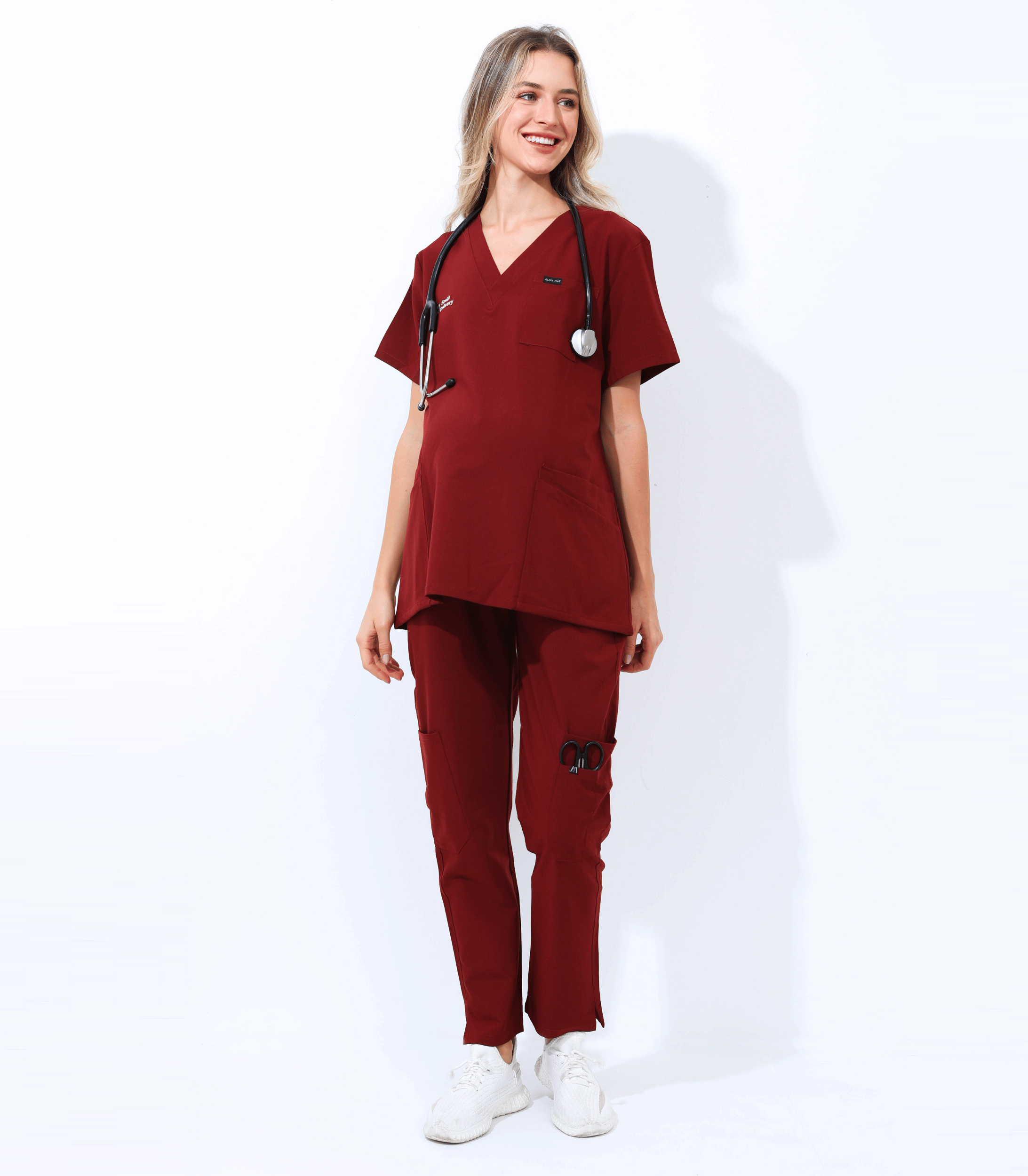 Alina Mae Maternity - Wholesale Healthcare Uniform - Women's - Maternity Scrubs Shirt for Pregnancy1