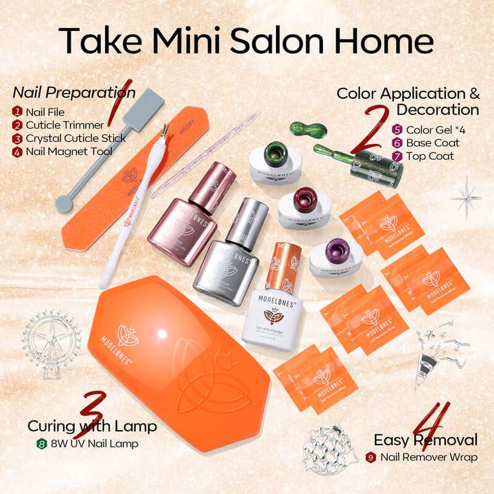 Modelones - Wholesale Nail Polish Set - Rapture Night - Mini Salon Gel Nail Polish Kit5