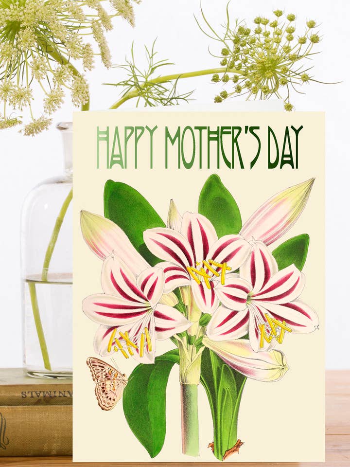 SP065P - Hand Glittered Mother’s Day Card for wholesale by Madame Treacle
