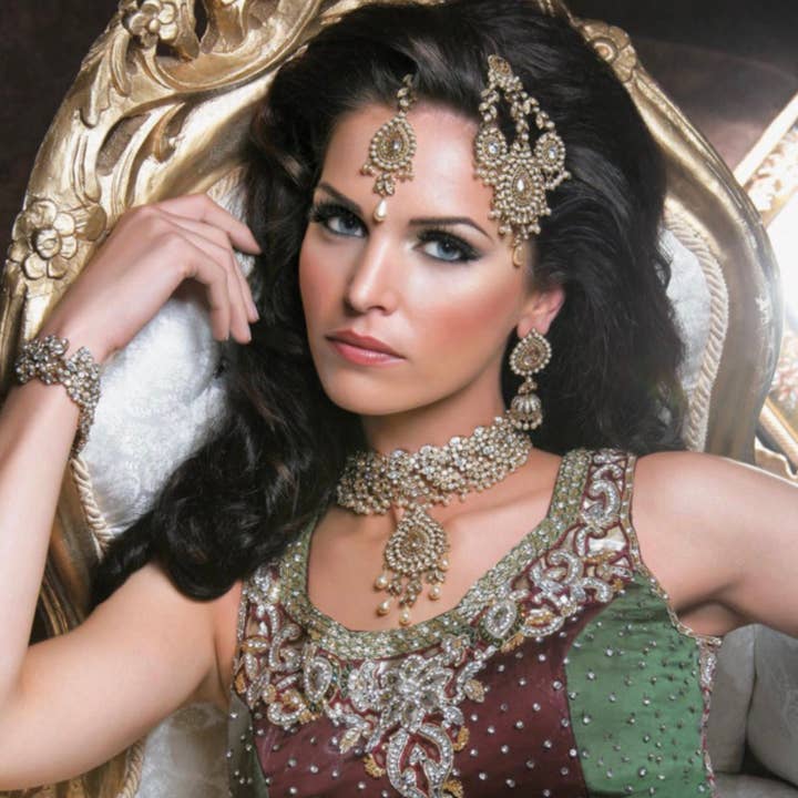 Collection Kyles | Bijoux de mariée pakistanais | Red Bridal pour la vente par kyles online ltd
