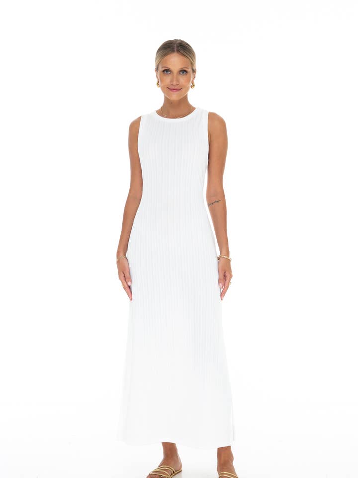 Strik Kortærmet Kjole for engroshandel hos Phie Collective