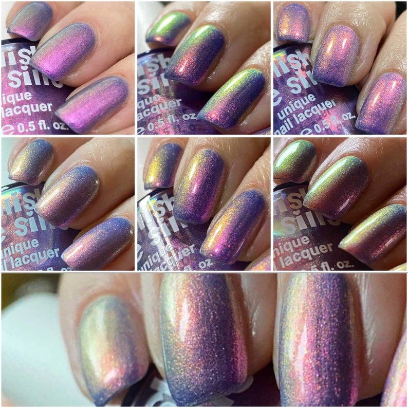 Polish Me Silly - Vente Vernis à ongles - Vernis à ongles Cotton Candy Glow- Glow Pop3