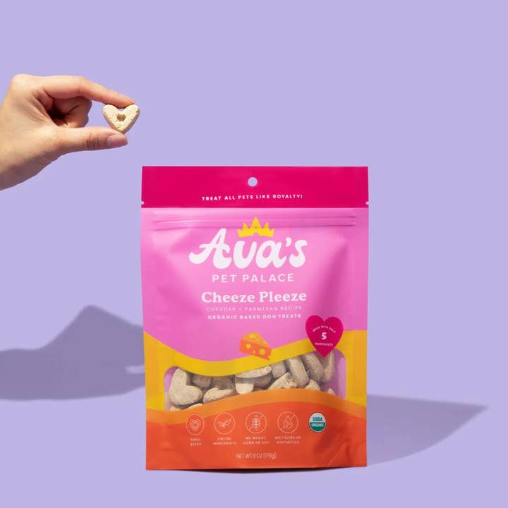 Jojo Modern Pets – wholesale Pet treats – Dog – Ava's Pet Palace Organic Baked Dog Treats - Cheeze Pleeze