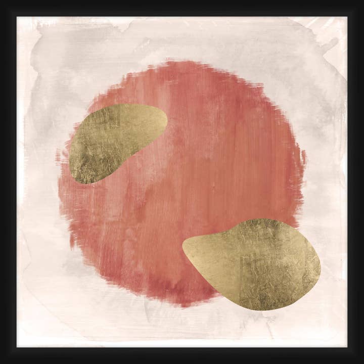 Golden Petals 20'' x 20'' Framed Wall Art for wholesale by PTM Images