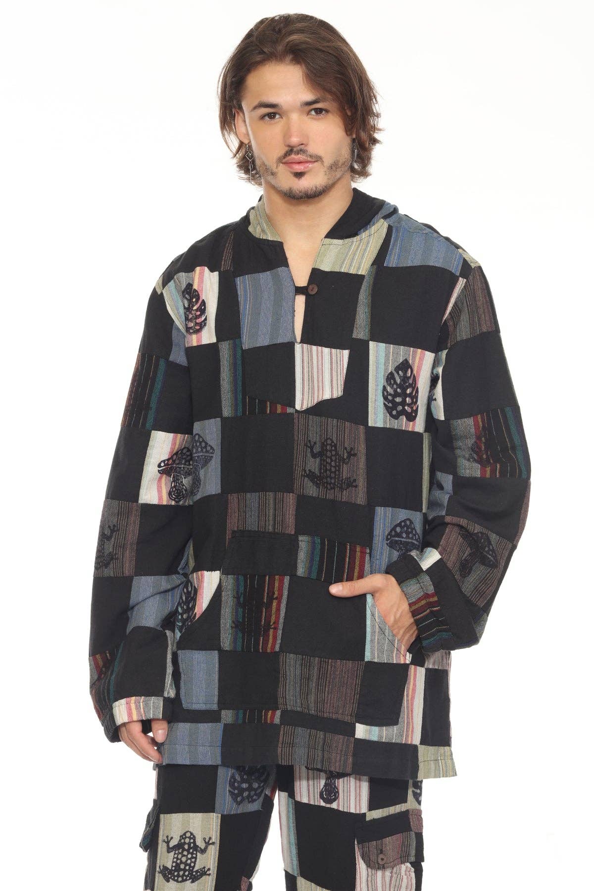 Lakhays Collection Inc. - Wholesale Hoodie - Unisex - Patchwork Unisex Baja1